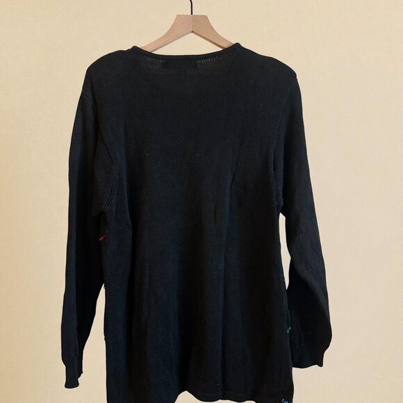 Vintage 80's Sequin Christmas Sweater (Size L) - Picture 3 of 4